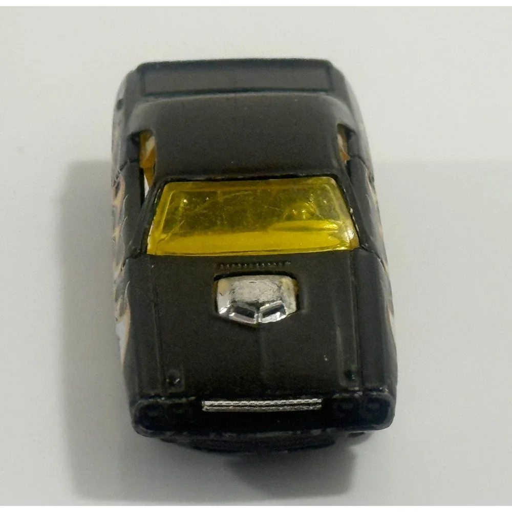Hot Wheels '70 Dodge Challenger Black‎ with Flames 2006 Rare Diecast Muscle Car